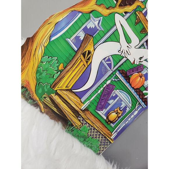 Vintage Hanging GHOST Halloween Decoration Cut HAUNTED HOUSE - Picture 2 of 6